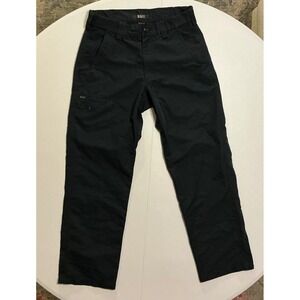 5.11 Tactical Men Ripstop Cargo Pants Black 30x30 Straight Leg Workwear Utility